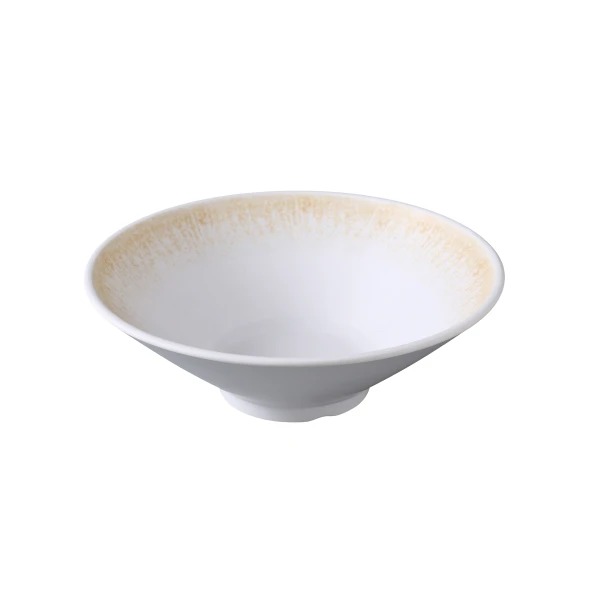Picture of Yanco International OP-409 9.25 x 3.12 in. Optimum Bowl, White & Brown - 42 oz
