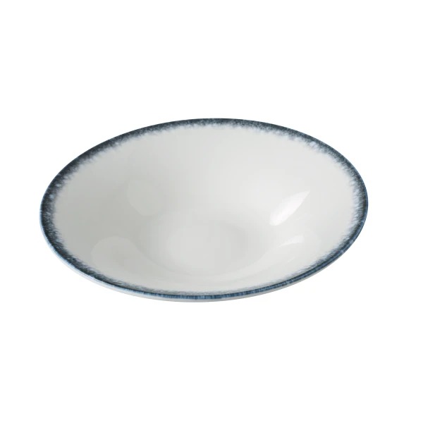 Picture of Yanco International MR-410 10.25 x 2.25 in. Mars Soup & Salad Plate, White & Blue - 22 oz