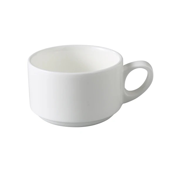 Picture of Yanco International VS-001 3.5 x 2.25 in. Versailles Stackable Cup&#44; White - 8 oz