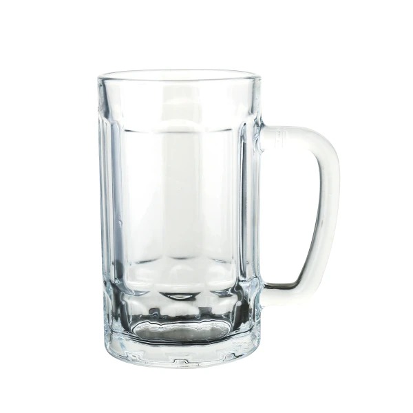 Picture of Yanco International AM-715 5.75 x 3 x 3.37 x 3.37 in. Aqua Mist Beer Glass, Clear - 15 oz
