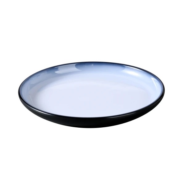 Picture of Yanco International SN-210 10 x 7.12 x 1 in. Sentry Oval Plate, White & Black