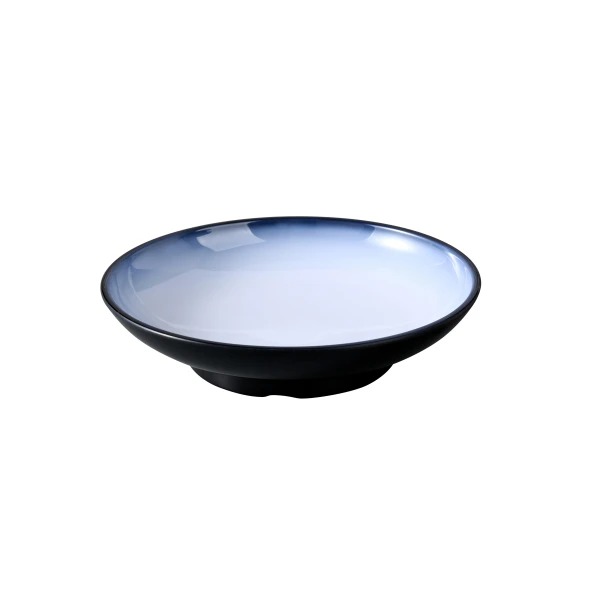 Picture of Yanco International SN-308 8.75 x 2 in. Sentry Salad & Pasta Bowl, White & Black - 25 oz
