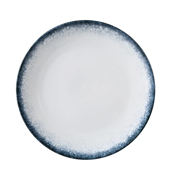 Picture of Yanco International MR-711 11.25 x 1.12 in. Mars Coupe Round Plate, White & Blue