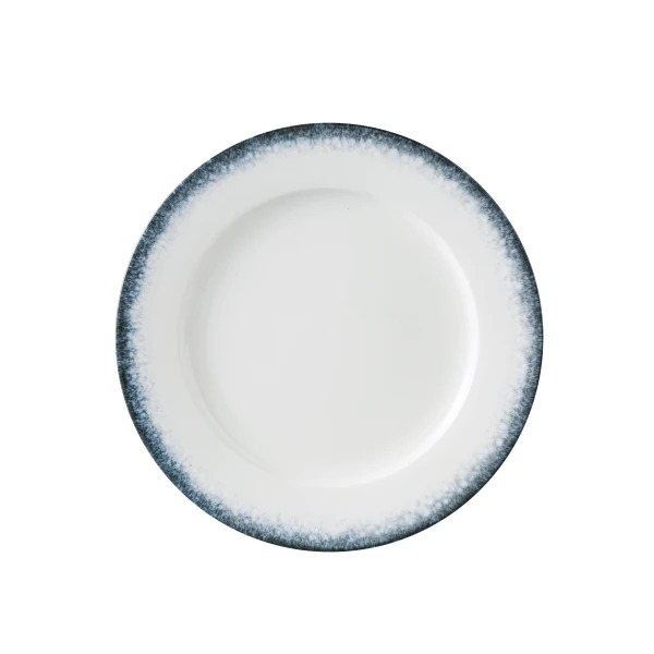 Picture of Yanco International MR-109 9.25 x 0.87 in. Mars Dinner Plate - White & Blue