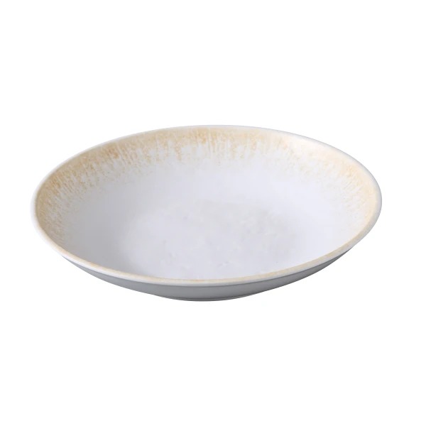 Picture of Yanco International OP-310 10.25 x 1.87 in. Optimum Salad Bowl, White & Brown - 42 oz