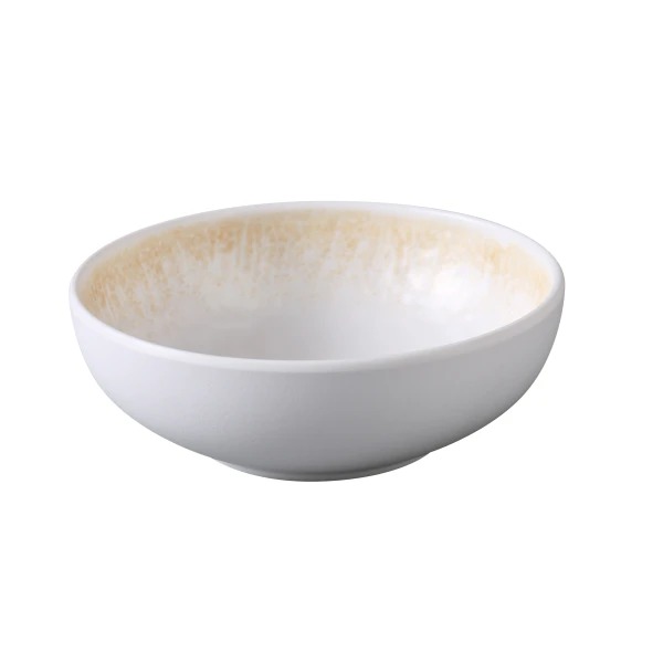 Picture of Yanco International OP-304 4.62 x 1.62 in. Optimum Rice Bowl, White & Brown - 7oz