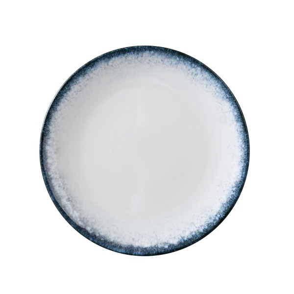 Picture of Yanco International MR-707 7.25 x 0.75 in. Mars Coupe Round Plate - White & Blue