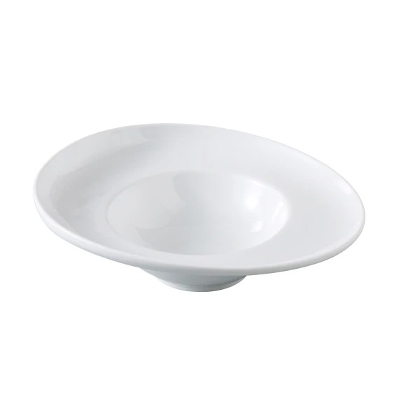 Picture of Yanco International CA-709 9.5 x 8.25 x 3 in. Cambria Dessert Plate, White - 10 oz