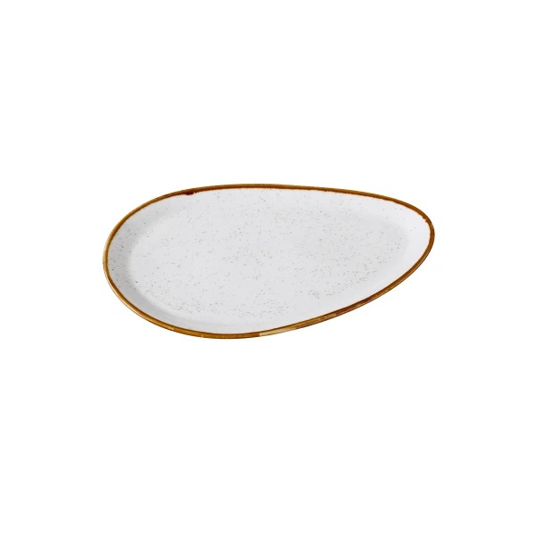 Picture of Yanco International GL-210 10 x 6 x 0.62 in. Glory Oval Plate - White