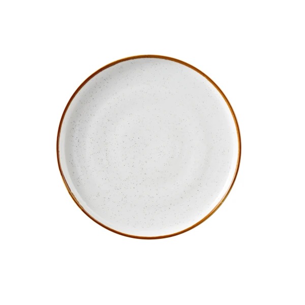 Picture of Yanco International GL-109 9 x 1 in. Glory Round Plate with Up-Right Rim, White