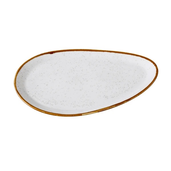 Picture of Yanco International GL-214 13.87 x 9.75 x 0.87 in. Glory Oval Plate, White