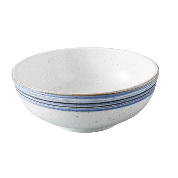 Picture of Yanco International OC-609 9.5 x 3.25 in. Ocean Menudo Bowl, White & Blue - 60 oz