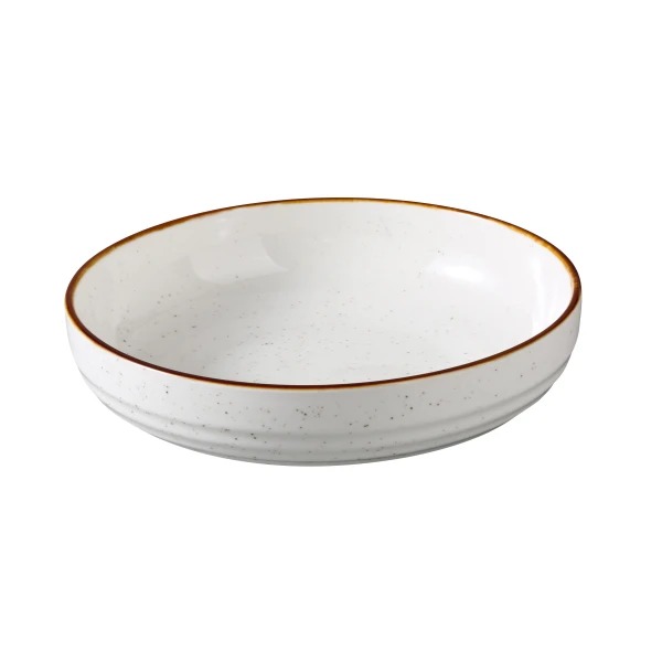 Picture of Yanco International GL-508 8.5 x 2.12 in. Glory Shallow Bowl, White - 35 oz