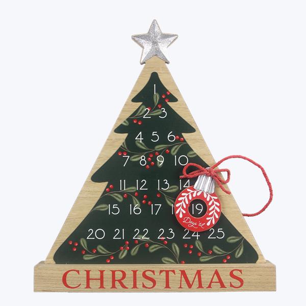 Picture of Youngs 91447 Wood Christmas Tree Countdown Calendar