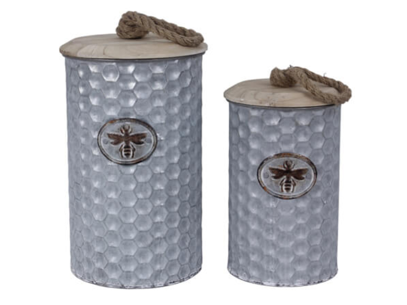 Picture of Youngs 18572 Bee Nesting Tin - Set of 2