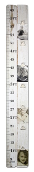 Picture of Youngs 26058 7.75 x 1.5 x 59 in. Wood Growth Chart with 4 x 6 in. Picture Clip