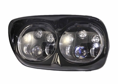 Picture of Bagger Brothers BB-FLTR-0413-LED Road Glide Projection LED Headlight Assembly for 2004-2013 FLTR Models