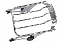 Picture of Bagger Brothers BB-SDLR-0917-C Detachable Spoiler Two-up Luggage Rack for 2009-2017 FL Touring Models&#44; Chrome