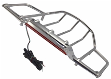 Picture of Bagger Brothers BB-STPR-LED-C Tour-Pak Luggage Rack with LED Running & Brake Light for 1987-2017 Tour-Pak Lids&#44; Chrome
