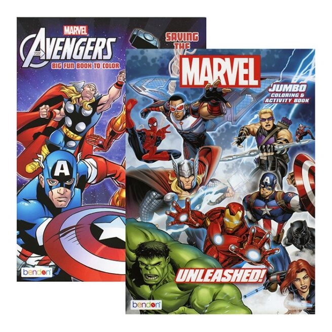 BAZIC  AVENGERS Coloring Book Case of  36