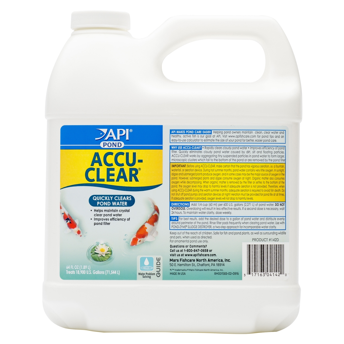 Mars Fishcare  64 oz Pond Care Accu-Clear Pond Water Clarifier