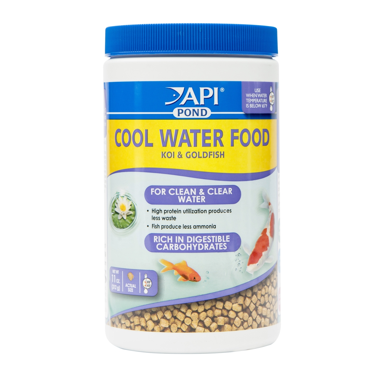 Picture of Mars Fishcare AP197 11 oz Cool Water Pond Fish Food - 4 mm Pellets