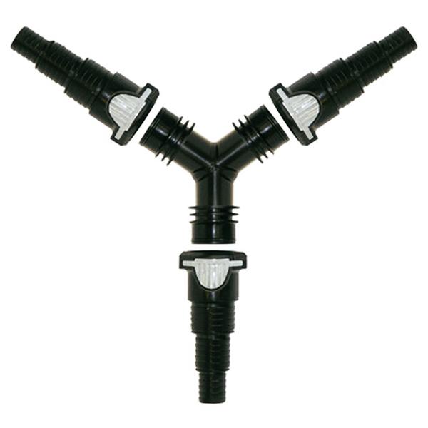 1.25 in. Y-Connector with Click-Fit Coupler