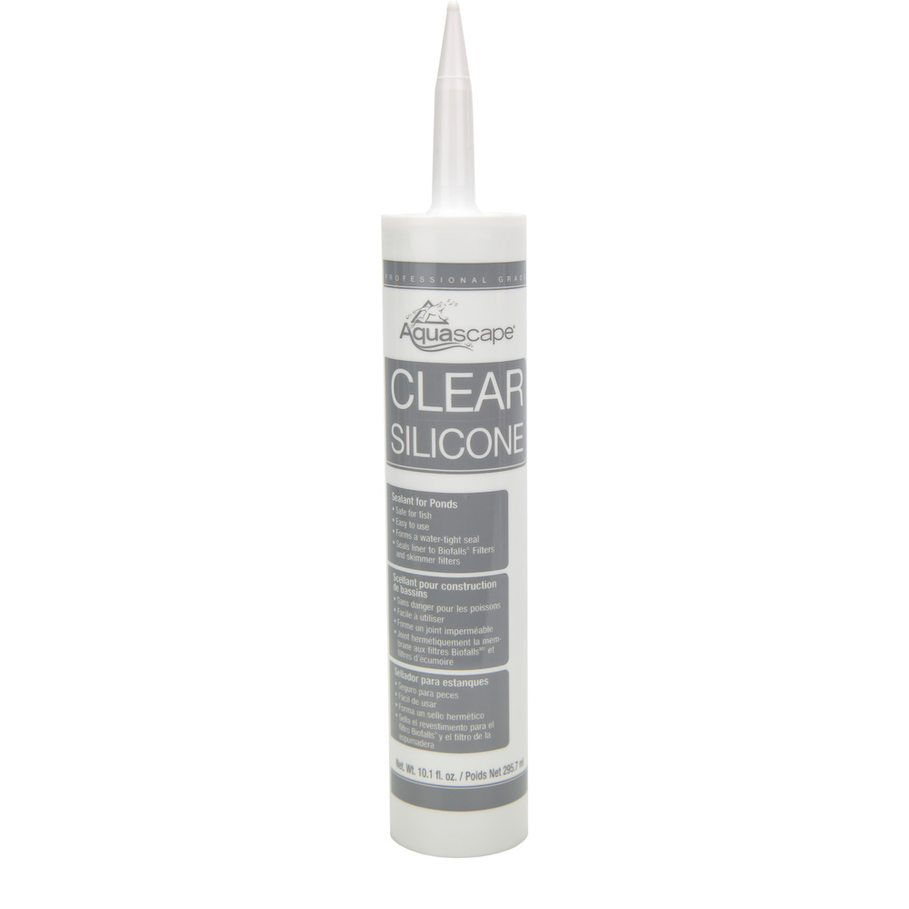 AQSPRO82000 10.1 oz Tube Clear Silicone Sealant