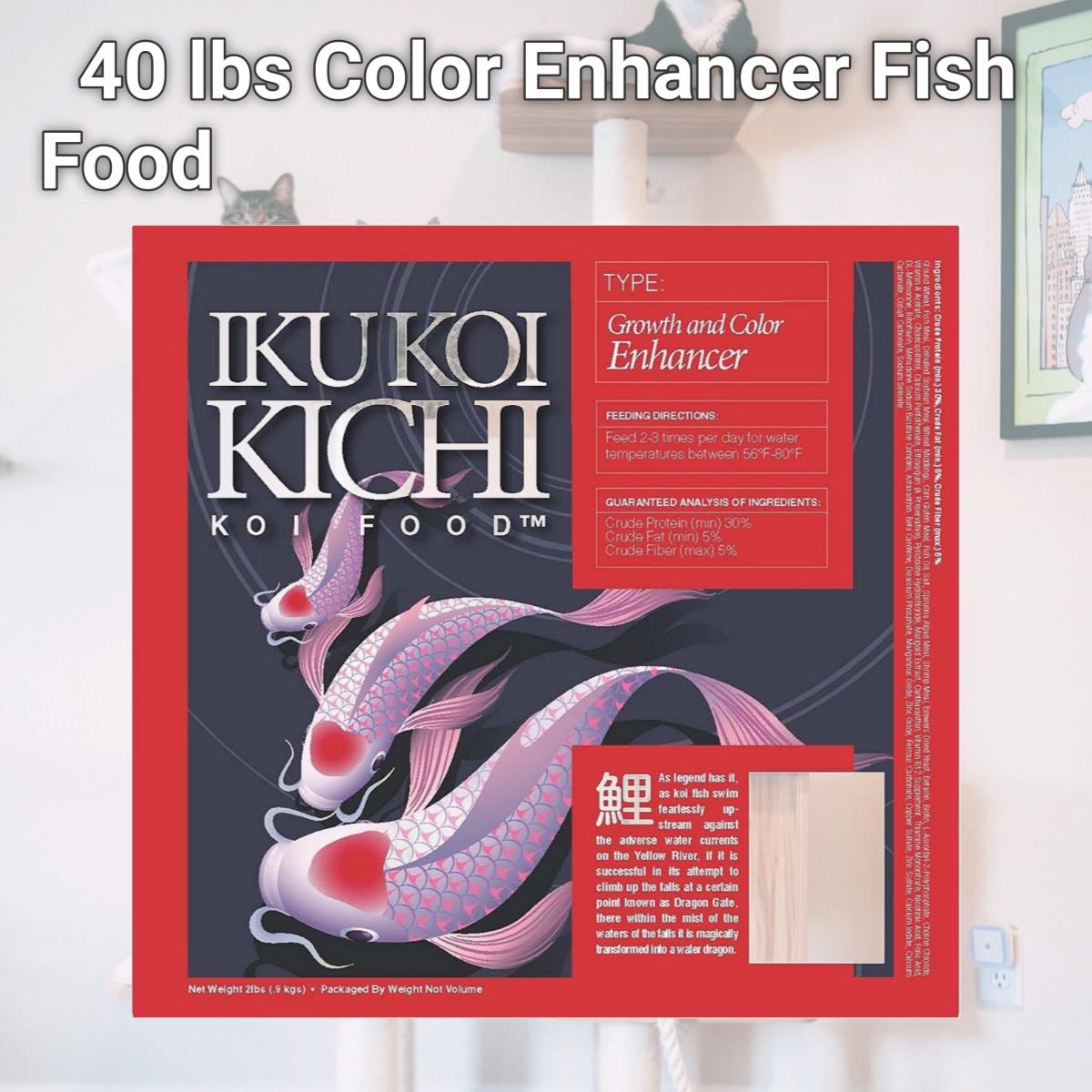 Picture of Iku Koi Kichi KKFA40 40 lbs Color Enhancer Fish Food