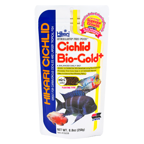 Picture of Hikari HIK15366 2.2 lbs Cichlid Bio-Gold Plus Medium Pellet Fish Food