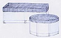 Nycon NYTC04 3-4 ft. Tank Cover for Round Tank