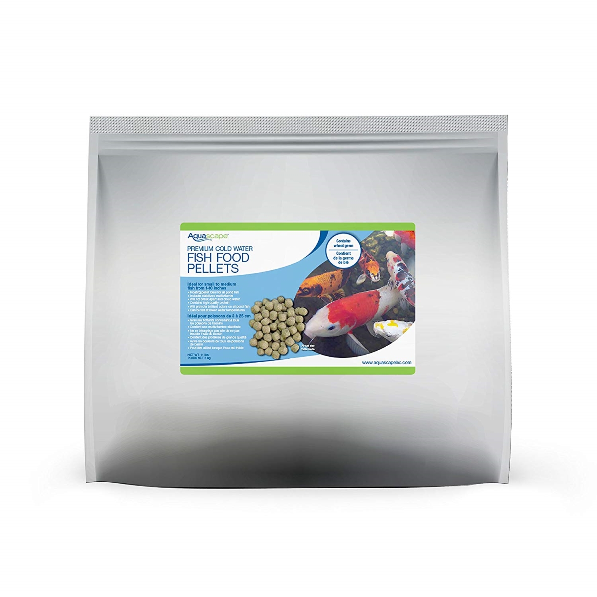 AQS81047 Premium Cold Water Fish Food Pellets - Large