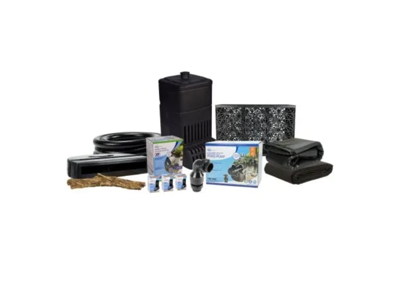 AQSPRO53069 26 ft. Stream 4000-8000 Adjustable Flow Pond Pump Large Deluxe Pond less Waterfall Kit
