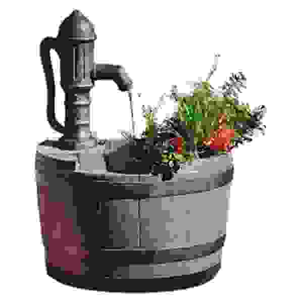 FRELLG566762 Woodland Trough with Planter Fountain