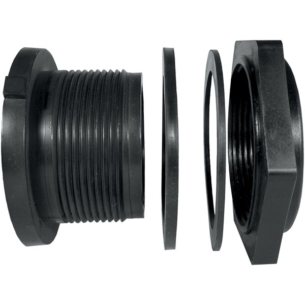 GLTF100PE 1 in. FPT Bulk Head Fitting