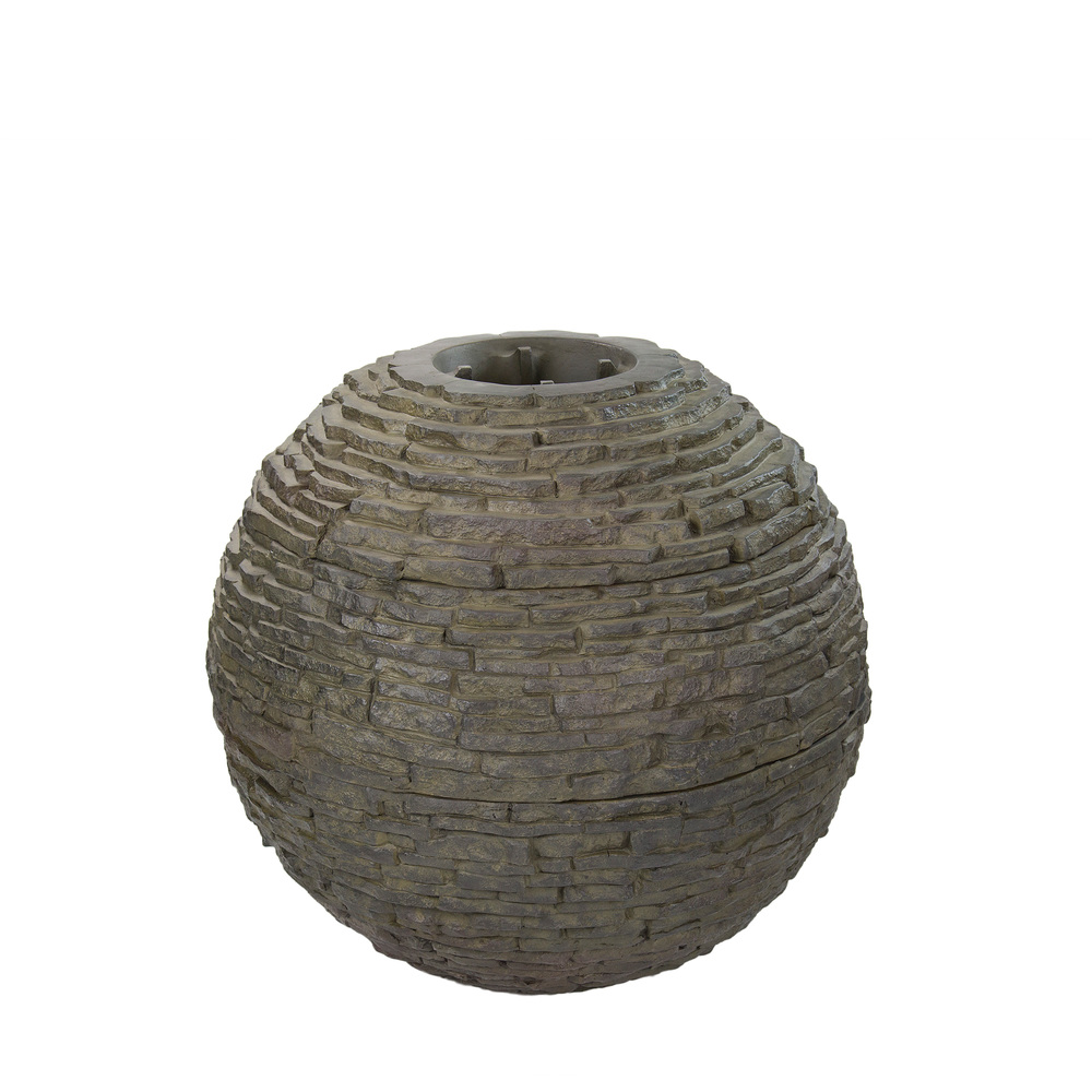 AQS78289 Stacked Slate Sphere - Large