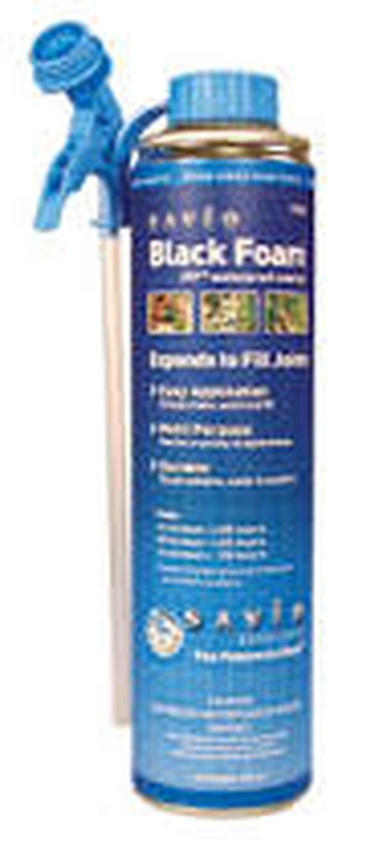 Savio SVBF400 16 oz Black Foam with Straw Applicator