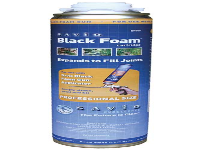 Savio SVBF500 24 oz Black Foam Cartridge
