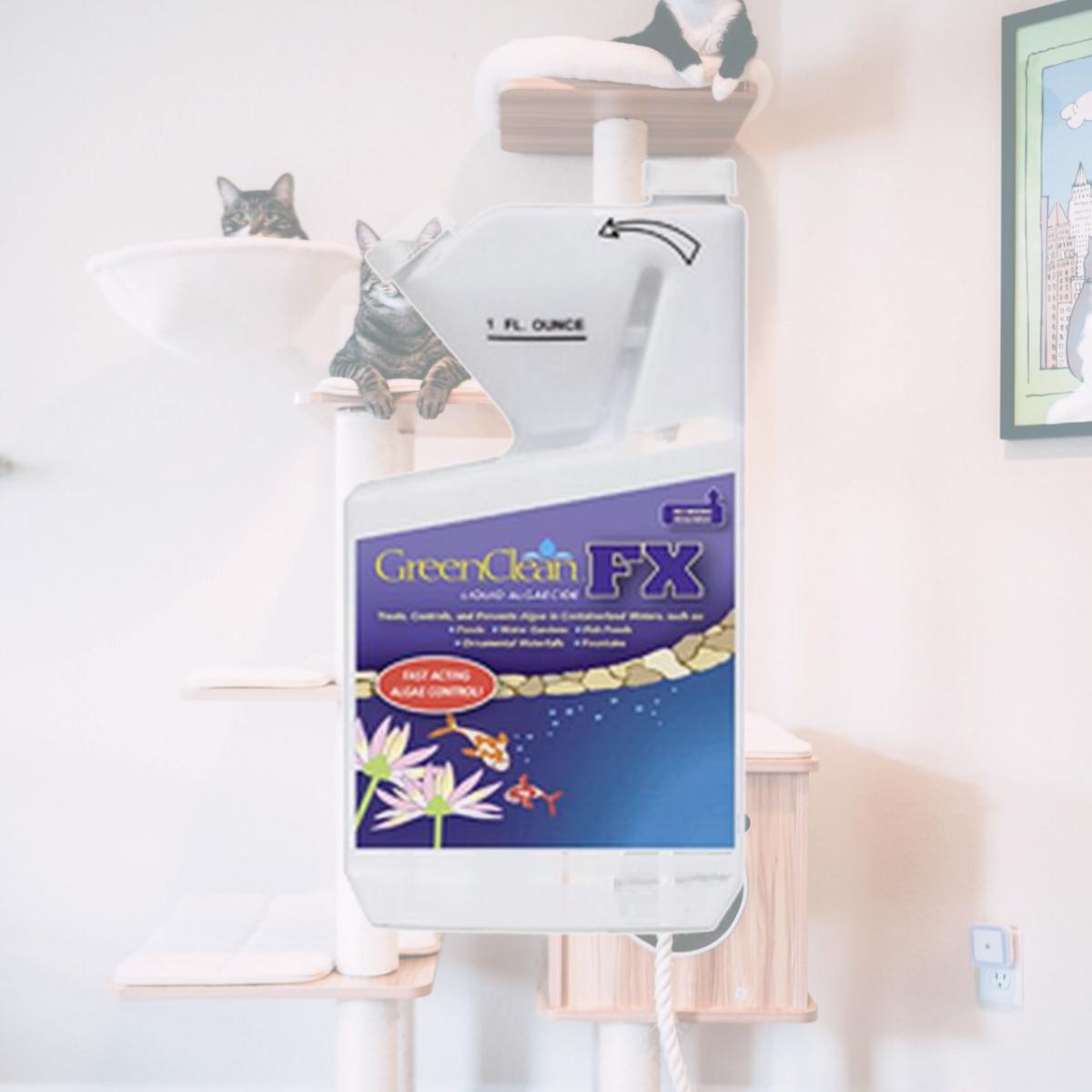 Picture of BioSafe Systems GC3600-32 32 oz GreenClean FX Liquid Algaecide