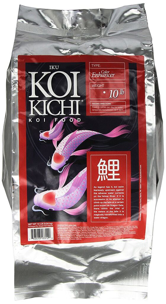 Picture of Iku Koi Kichi KKFA16 16 lbs Color Enhancer Bucket Fish Food