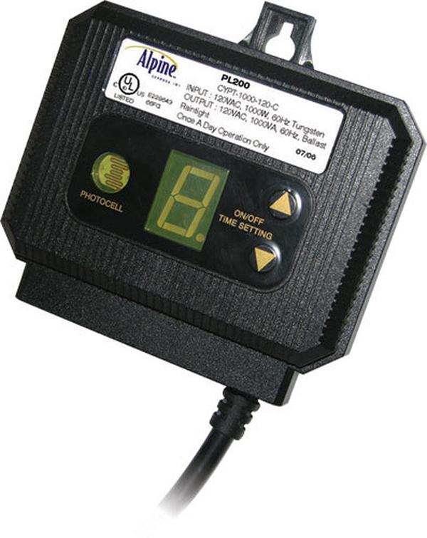 Alpine TUPL200 1000W Photocell & Timer Sensor Switch