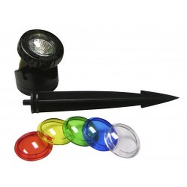 20W Power Beam Light with Color Lenses & Stak - 23 ft. Cord