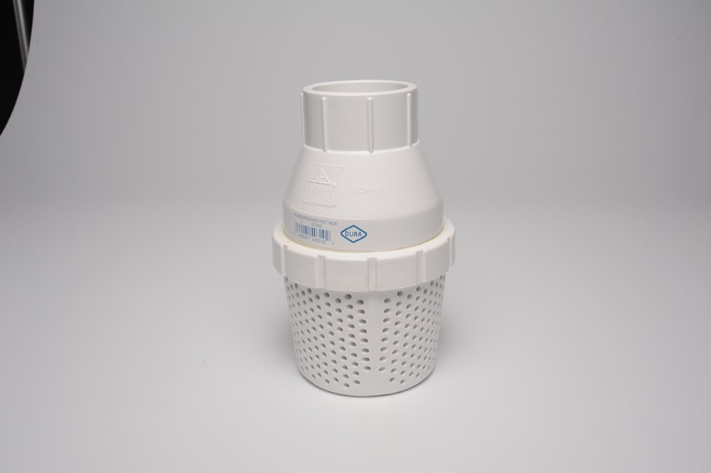 DURS13015 In Line Socket Spring Check Foot Valve