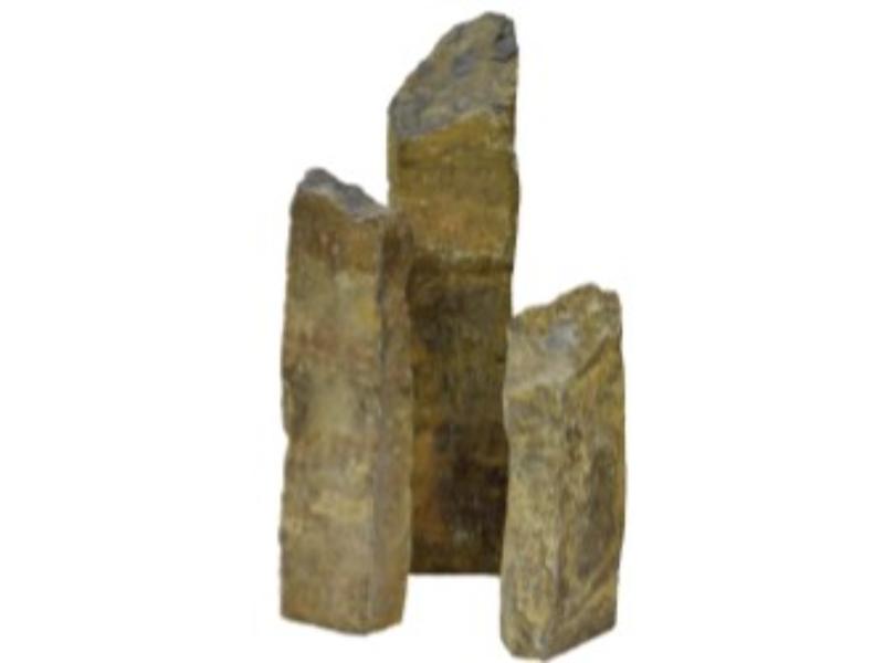 BDCHBS3CPC 24, 30 & 36 in. Basalt Natural Top Custom - 15 Stones