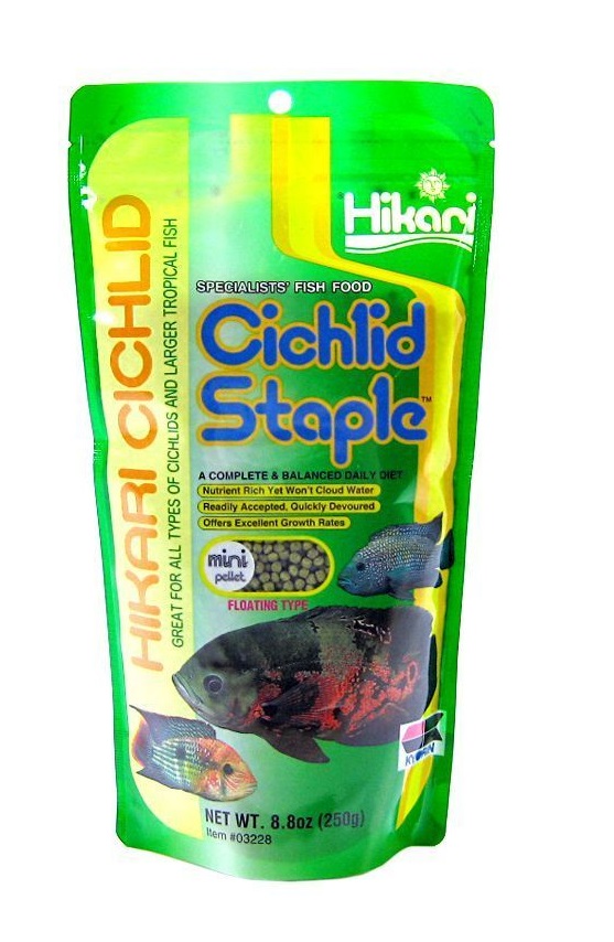 Picture of Hikari HIK03228 8.8 oz Cichlid Staple Mini Fish Food