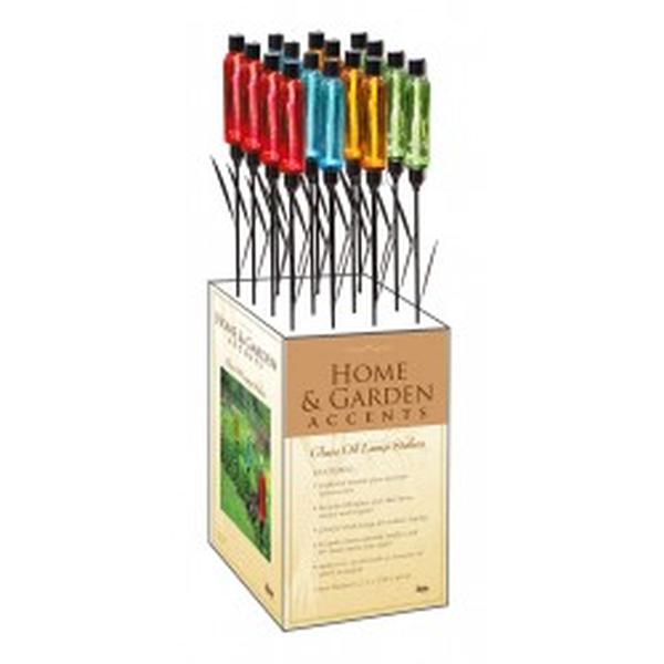 Alpine TUTOR128A Oil Lamp Garden Torch, Multi Color