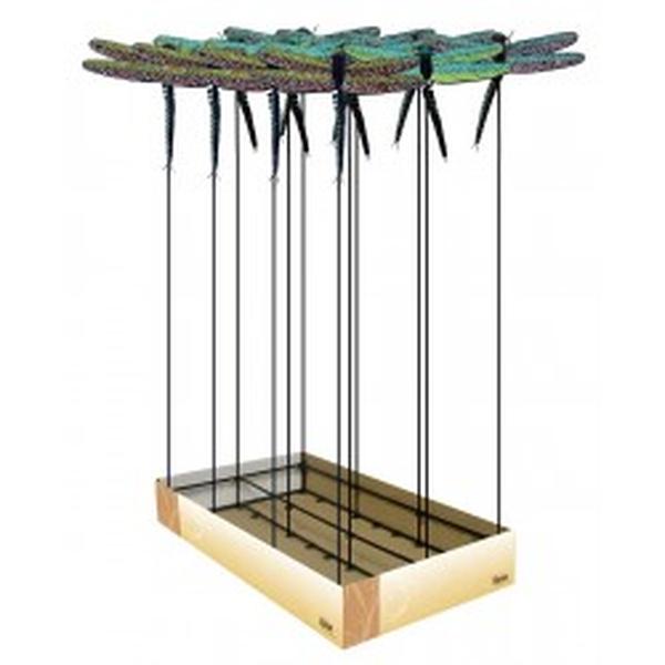 Mosaic Dragonfly Stake with Wall Hanging