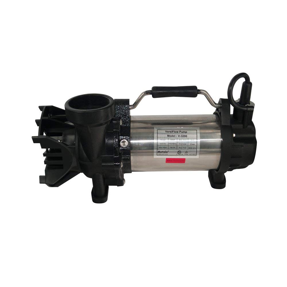 MTV-4700 0.5 HP 4690 GPH VersiFlow Horizontal Pump