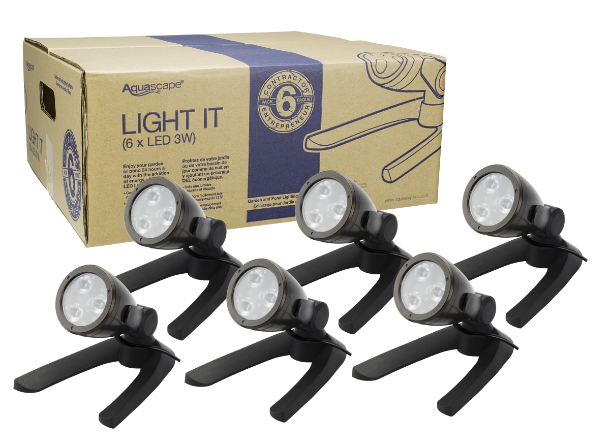 AQS84047 3W LED Spotlight Contractor - Pack of 6