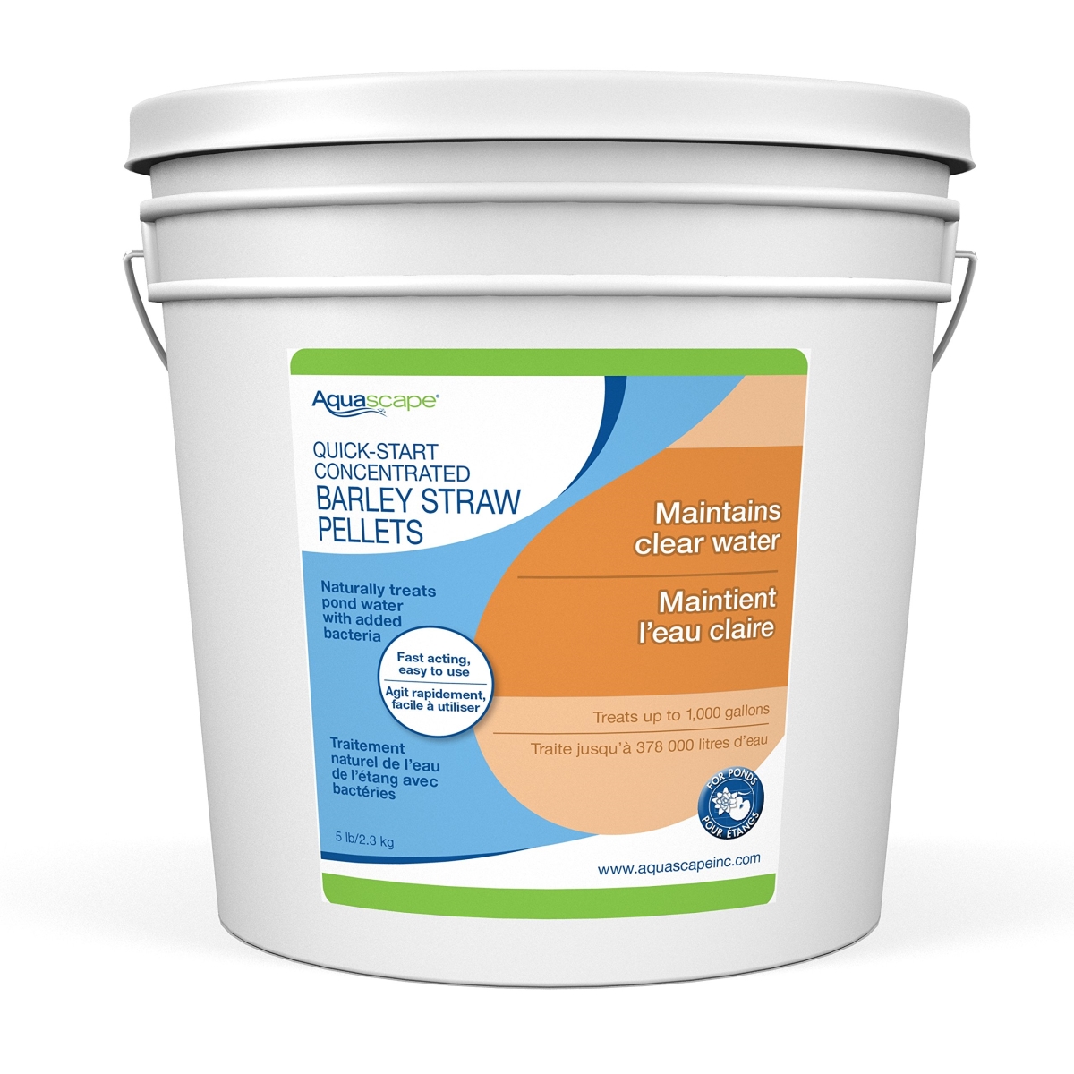 AQS96029 5 lbs Quick Start Concentrated Barley Straw Pellets